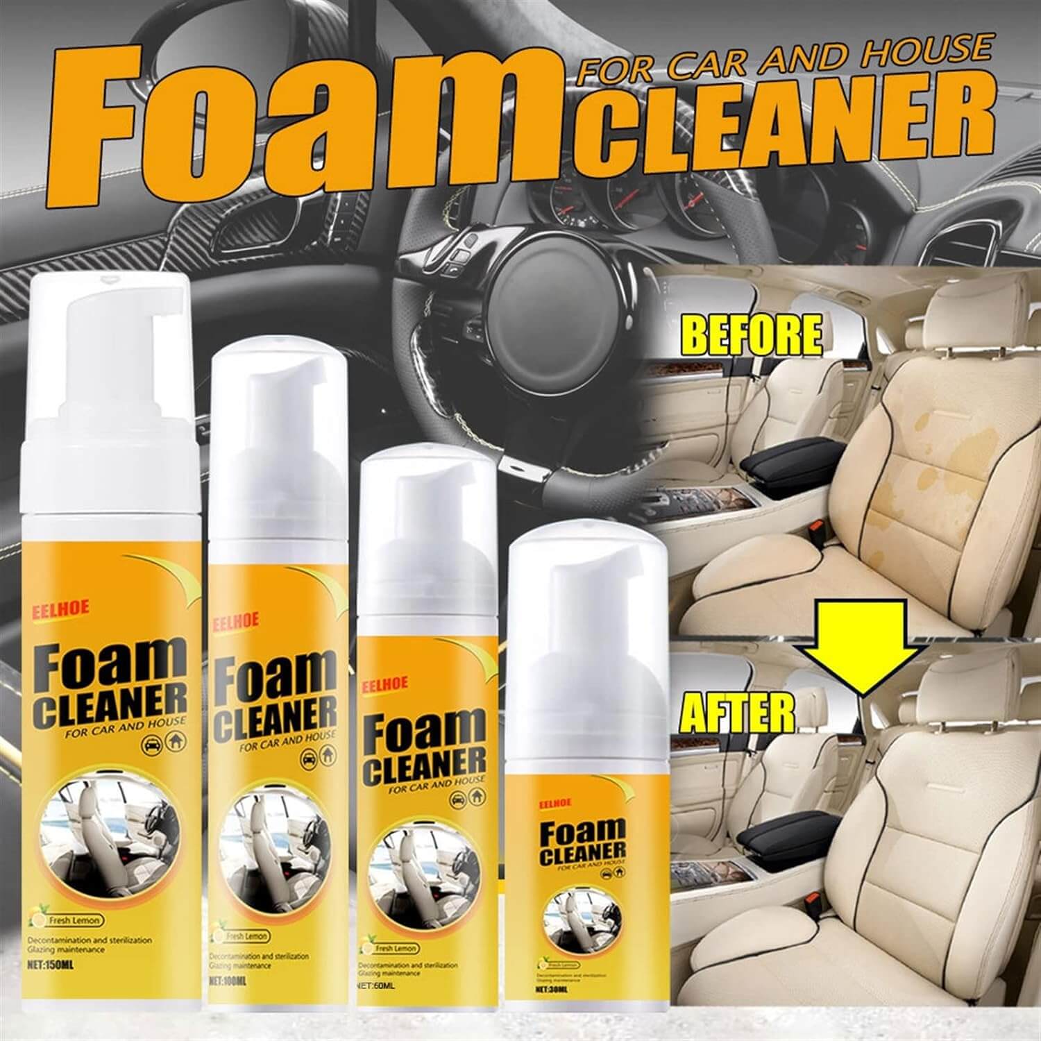 Stain Remover Foam Cleaner