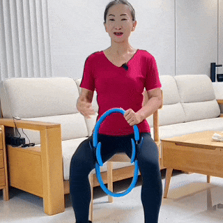 すわって脚トレリング