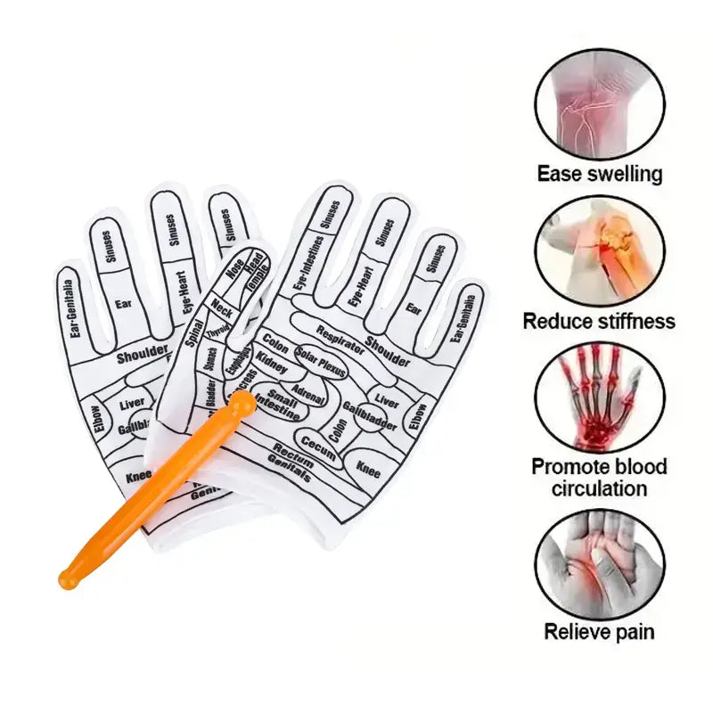 SALUDEA Reflexzonenhandschuhe
