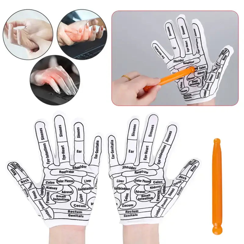 SALUDEA Reflexzonenhandschuhe