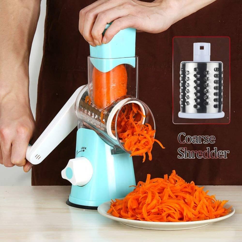 Sunward Four-piece Stainless Steel Multifunctional Manual Rotating Cheese  Grater