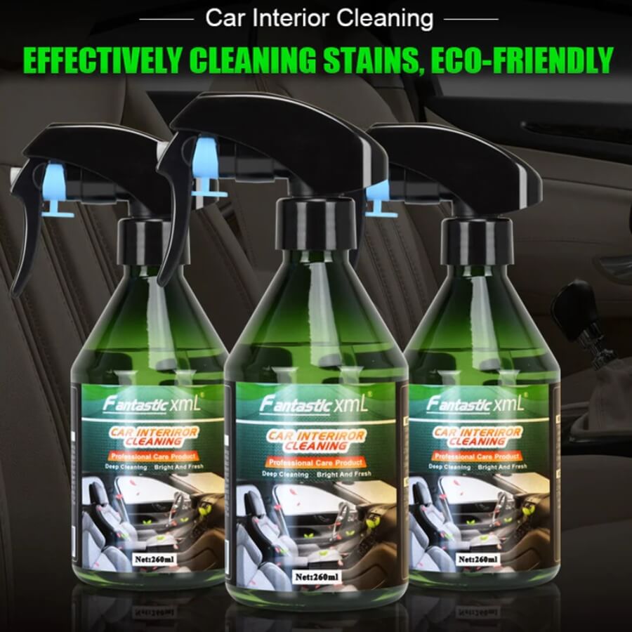 Car Interior Cleaning Spray Foam Bright and Fresh Agent (9oz)
