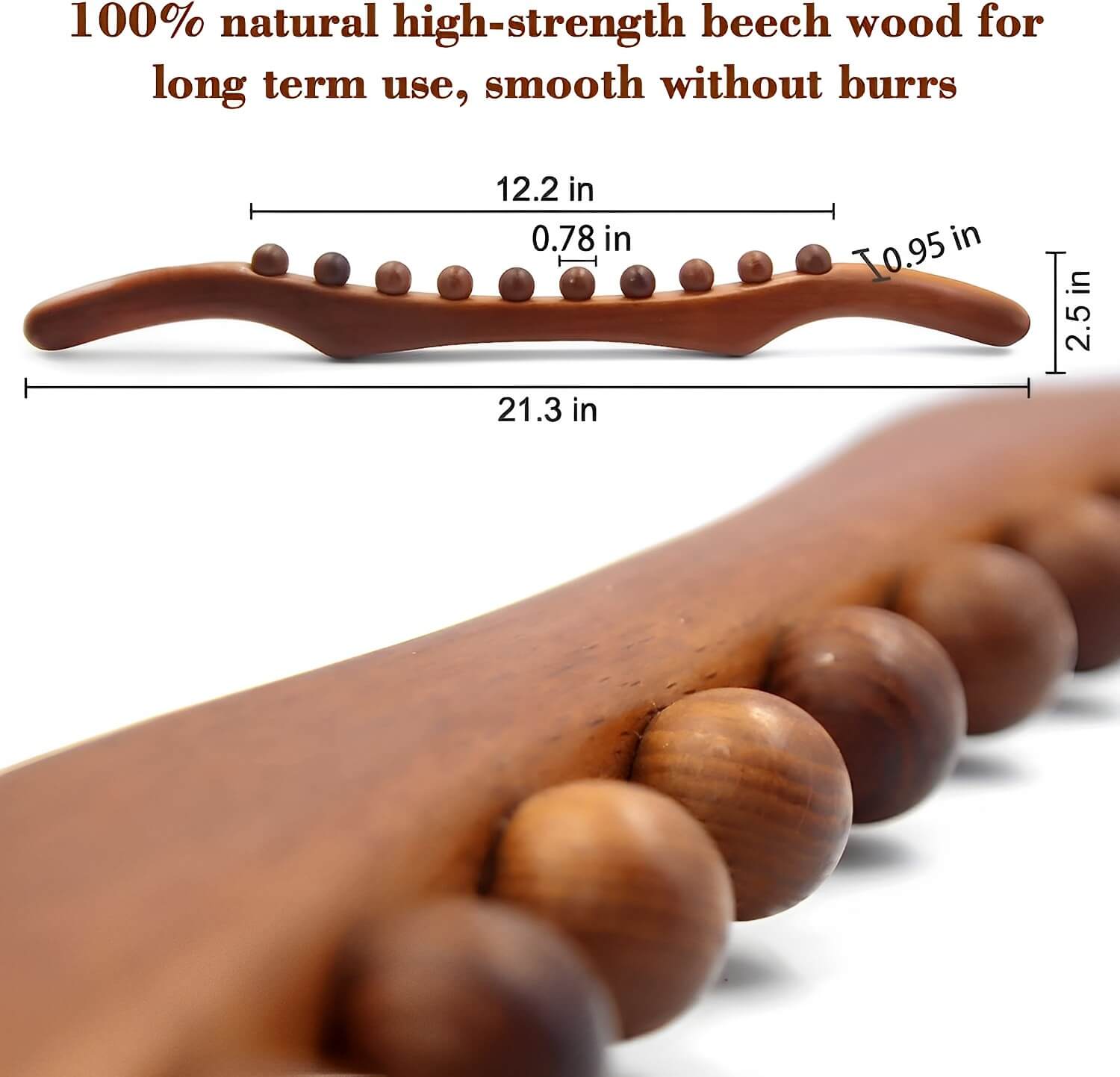 Wooden Stick - 120 cm  Wellness PRO Incorporated