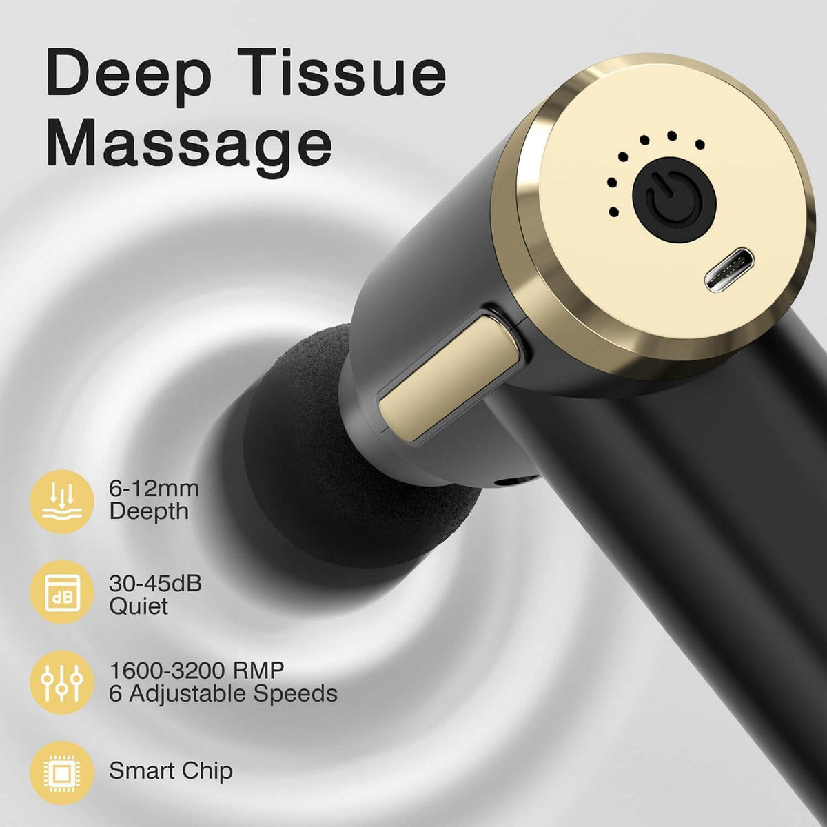 Saludea Tiefenentspannungs-Massagepistole
