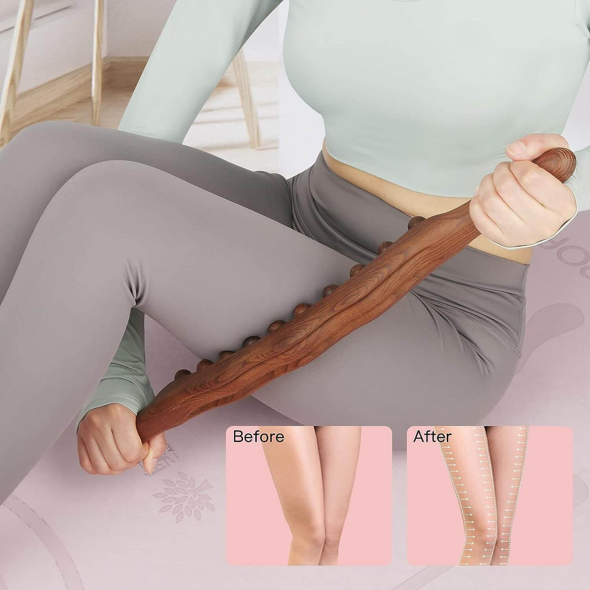 SALUDEA Therapeutischer Holzstab