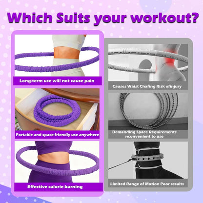 SALUDEA Soft-Gewichts-Hula-Hoop