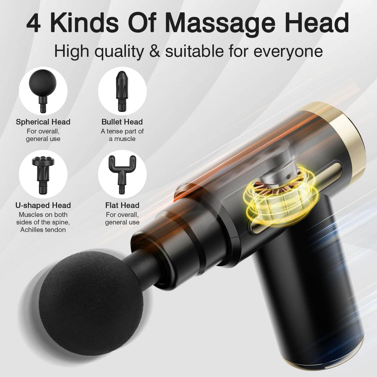 Saludea Tiefenentspannungs-Massagepistole