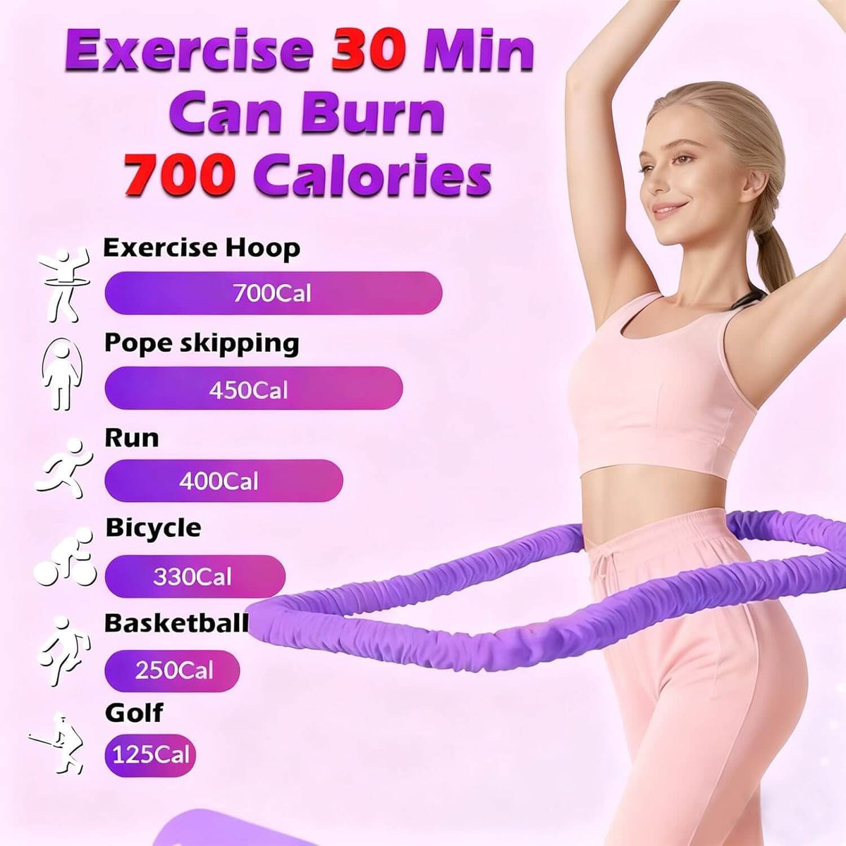 SALUDEA Soft-Gewichts-Hula-Hoop