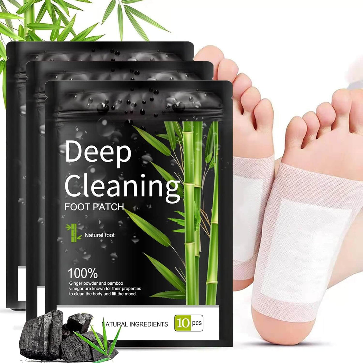 Tiefenreinigende Detox-Fußpflaster (30er-Pack)