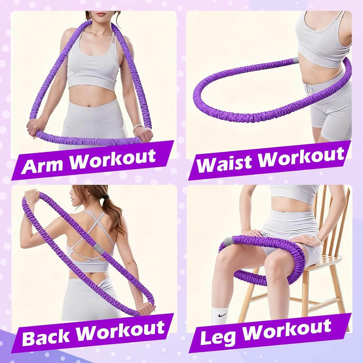 SALUDEA Soft-Gewichts-Hula-Hoop