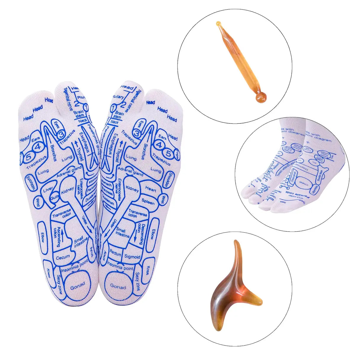 SALUDEA Reflexzonen-Socken-Set