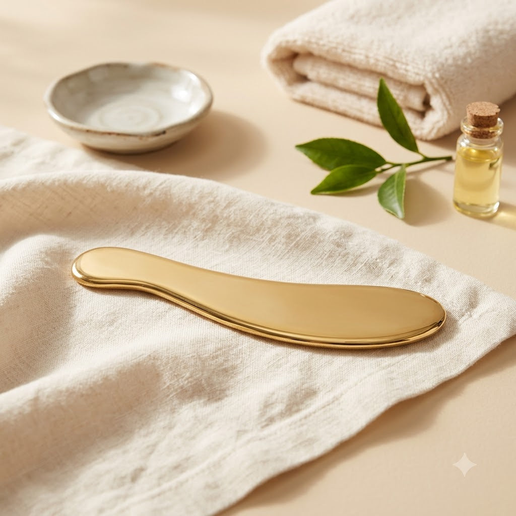 Gua-Sha-Massagegerät aus reinem Kupfer für das Wohlbefinden