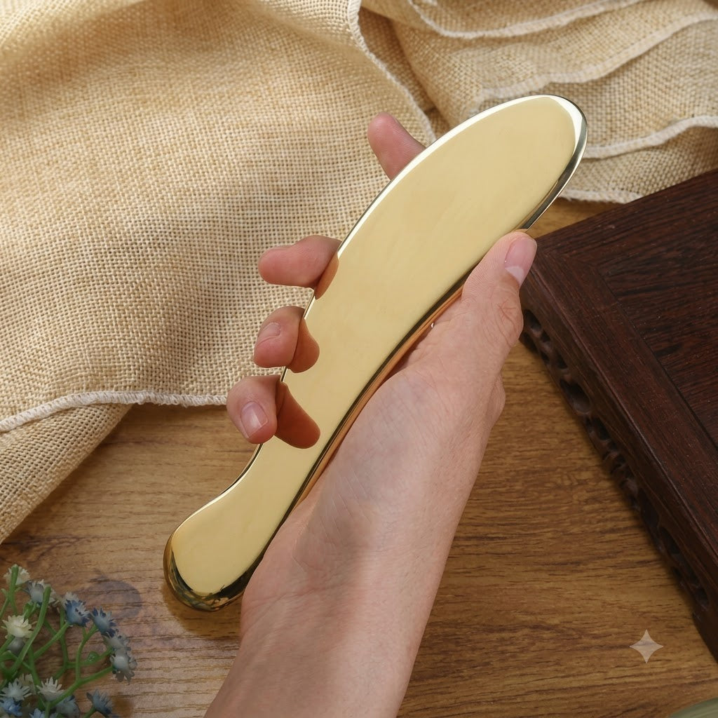 Gua-Sha-Massagegerät aus reinem Kupfer für das Wohlbefinden