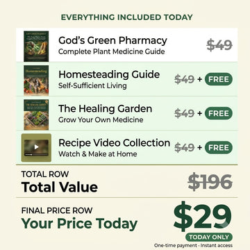 God's Green Pharmacy — Complete Bundle (3 Books + Video Collection)