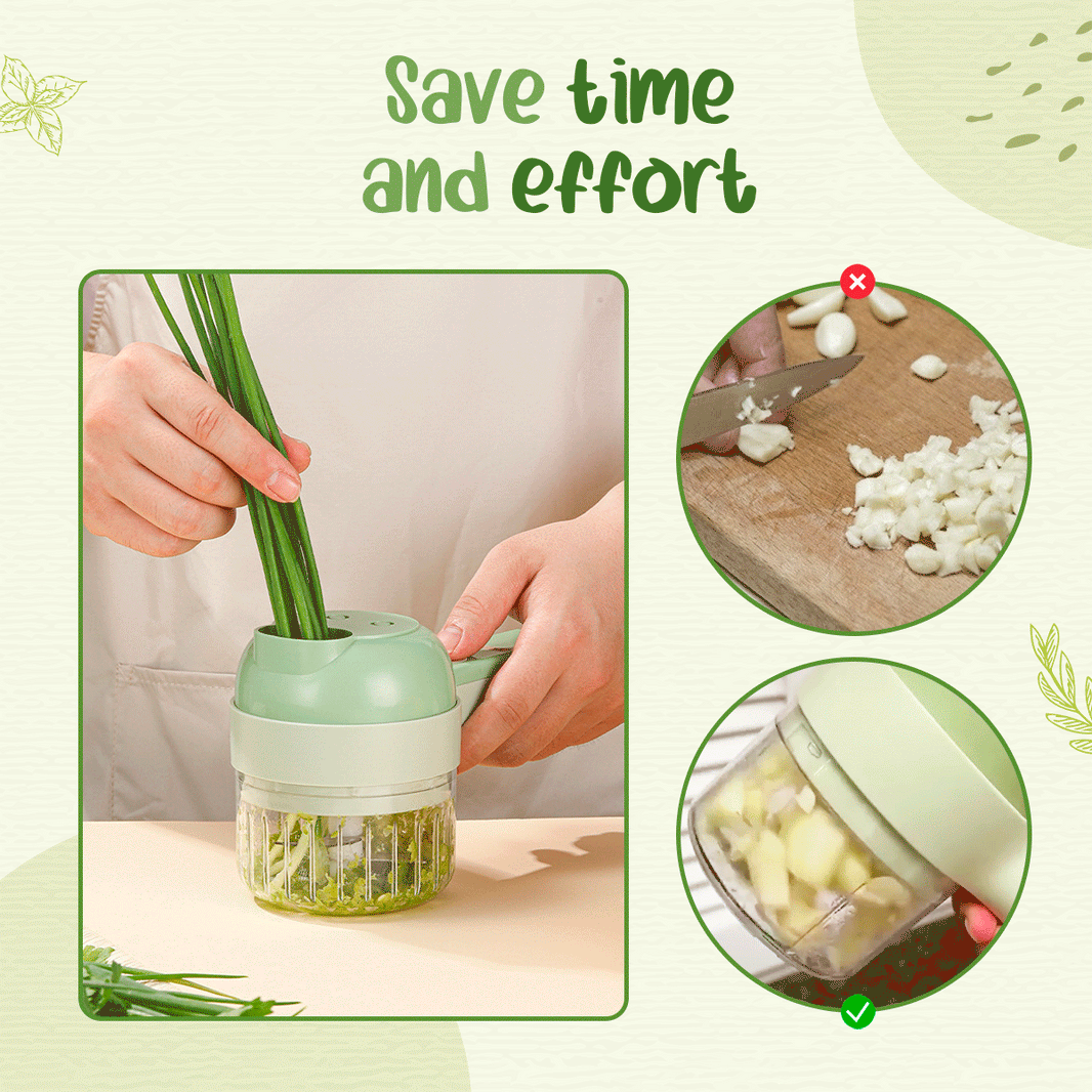 4in1 Electric Veggie Cutter